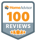 HomeAdvisor 100 plus reviews contractor